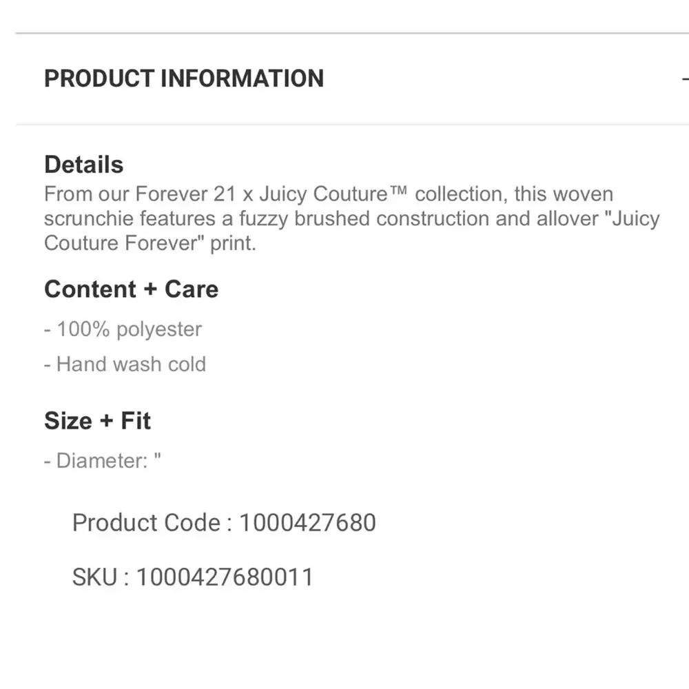 Juicy Couture Velour Pink Logo Scrunchi Y2k Princess